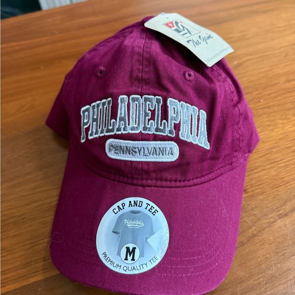 Philadelphia Pennsylvania Maroon Hat - Picture 4 of 5